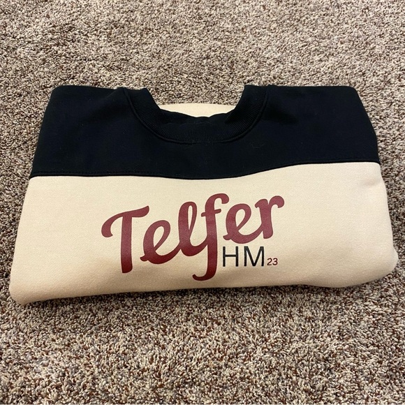 Telfer School of Management | Sweater and Pants Set | Size M | Black & Cream - Picture 2 of 13